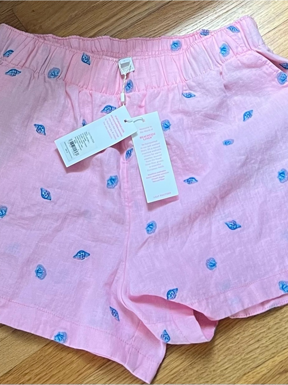 Lilly Pulitzer Pink Embroidered Linen Women's Shorts
